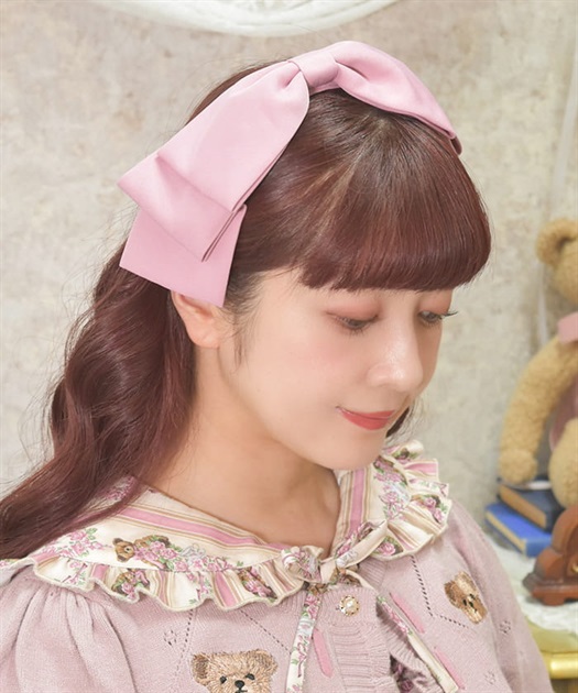 斜めリボンカチューシャ | 雑貨 | axes femme online shop