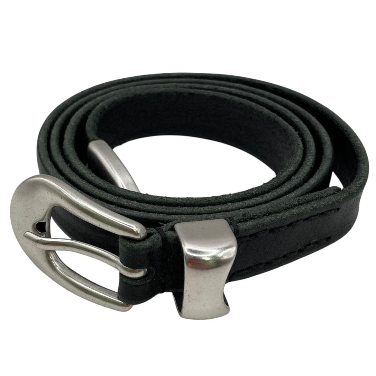 OUR LEGACY(アワーレガシー) レザーベルト ブラック サイズ 90｜【公式