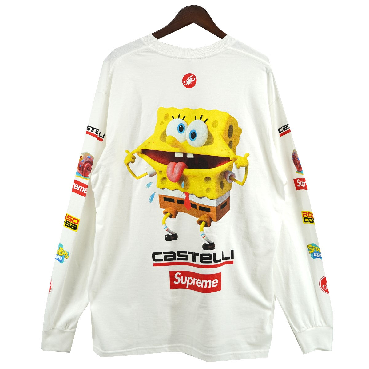 Supreme(シュプリーム) 25SS SpongeBob Castelli Racing L／S Tee