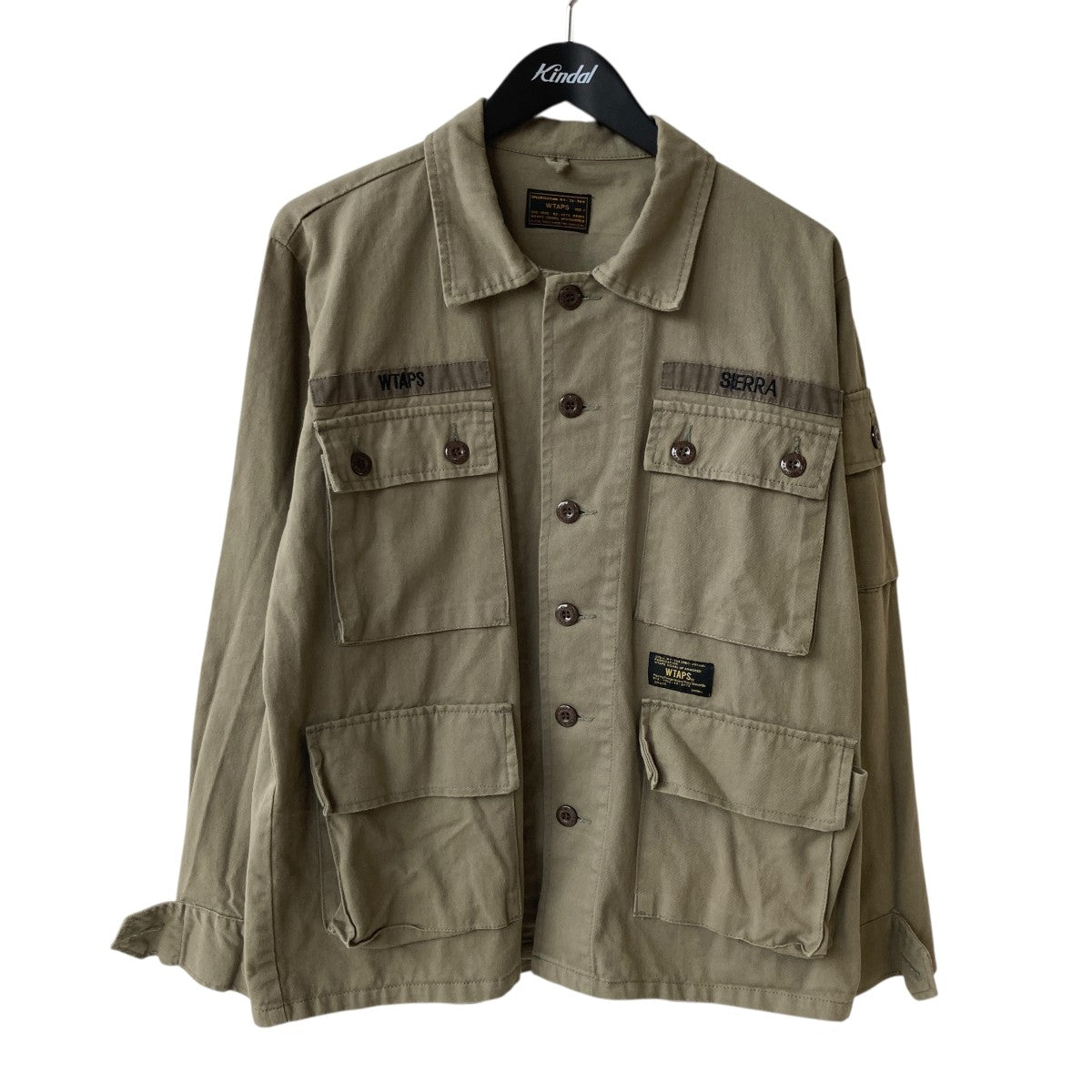 WTAPS(ダブルタップス) 17SSJUNGLE LS SHIRTミリタリーシャツ オリーブ