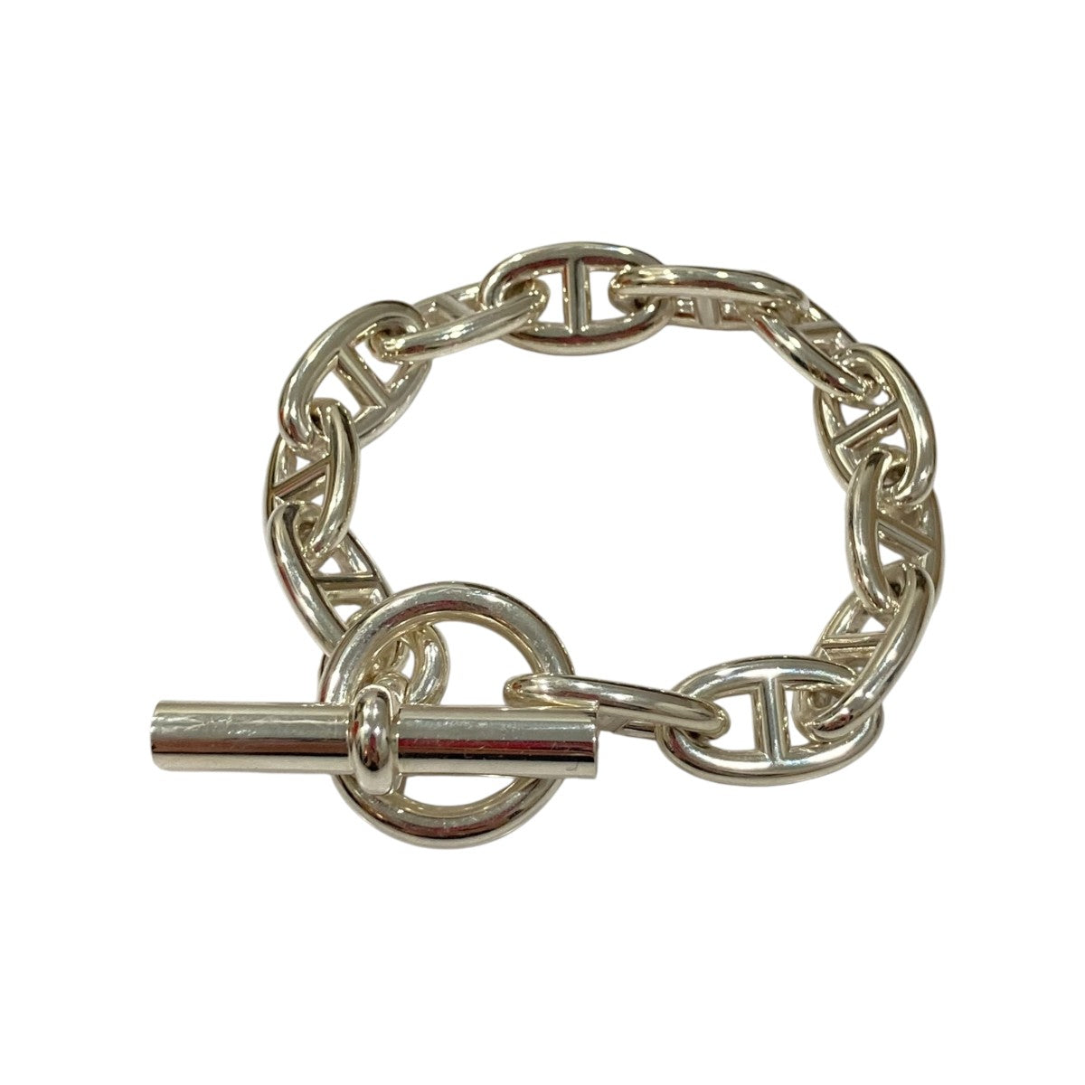 HERMES(エルメス) シェーヌダンクル GM12コマブレスレット シルバー