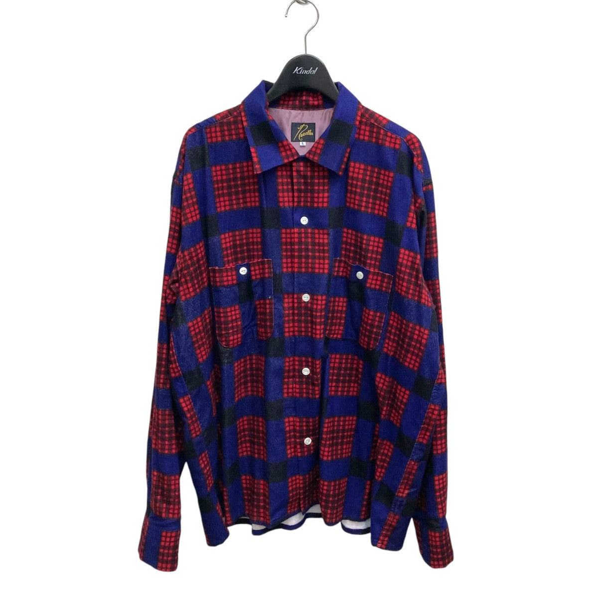 Needles(ニードルス) One-Up ShirtチェックネルシャツLQ153 LQ153