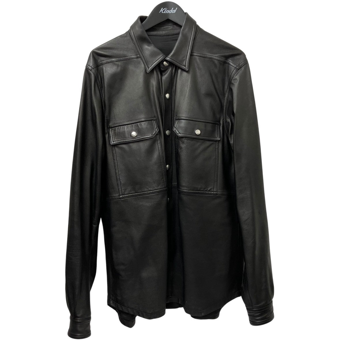 RICK OWENS(リックオウエンス) レザーシャツRU20S7729-LLP RU20S7729