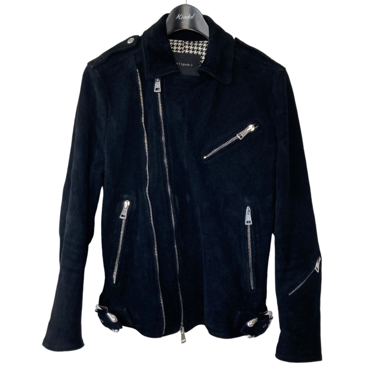 1piu1uguale3(ウノピゥウノウグァーレトレ) スウェード レザー