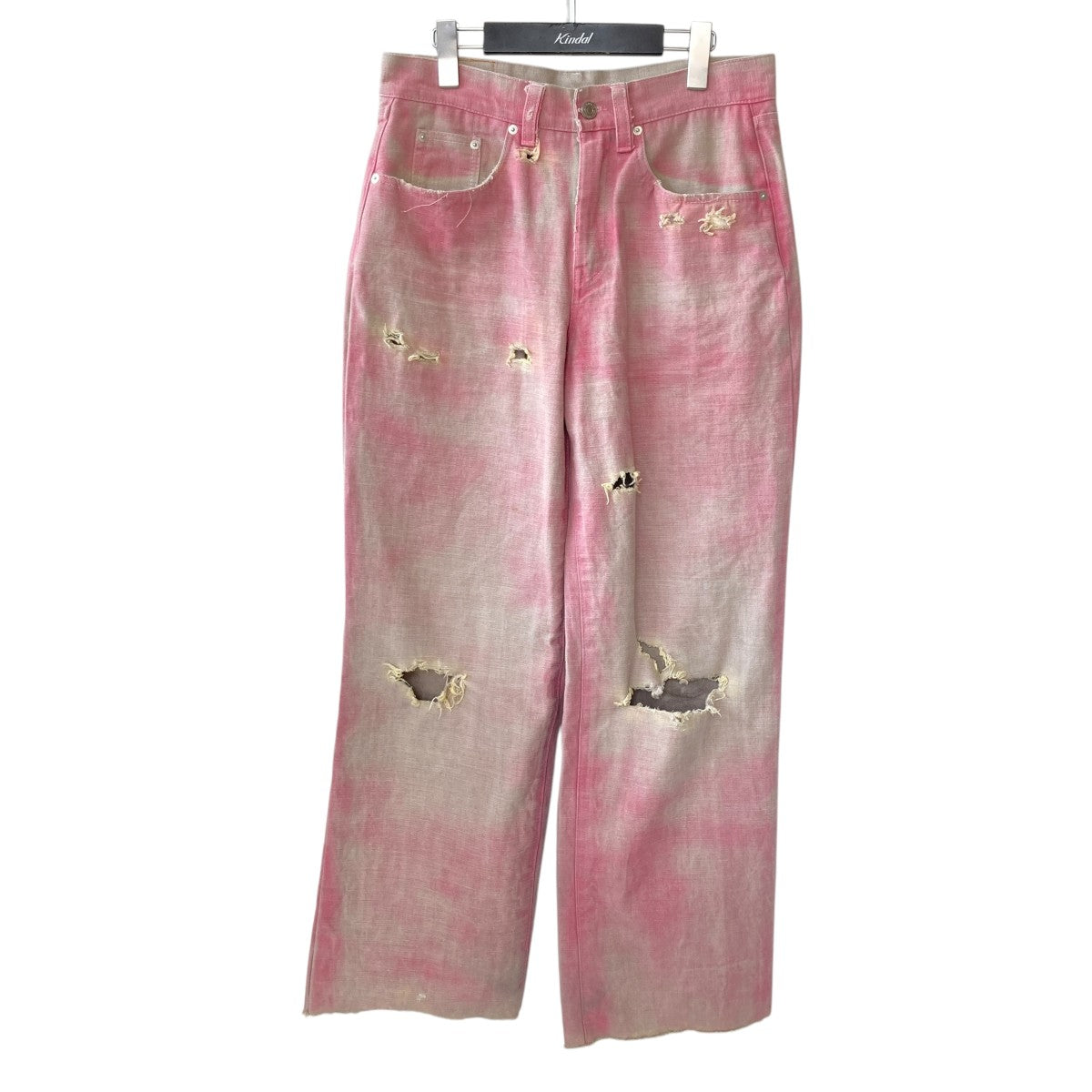 LONCINO(ロンチーノ) UNEUNE DENIMデニムパンツ ピンク サイズ 表記