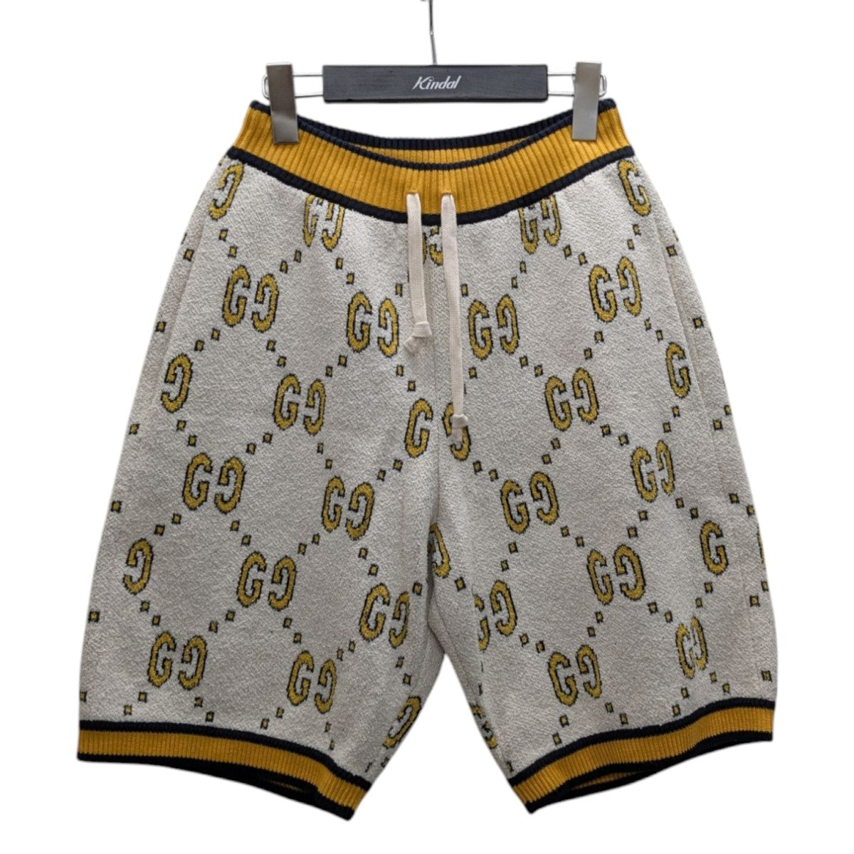 GUCCI 格子柄 クロップドパンツ ワイドパンツ 7部丈 ショートパンツ