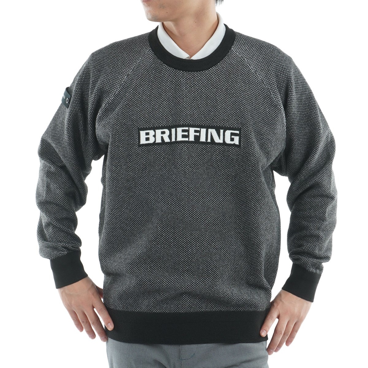 バーズアイ ロゴ クルーネック セーター(中間着(セーター、トレーナー