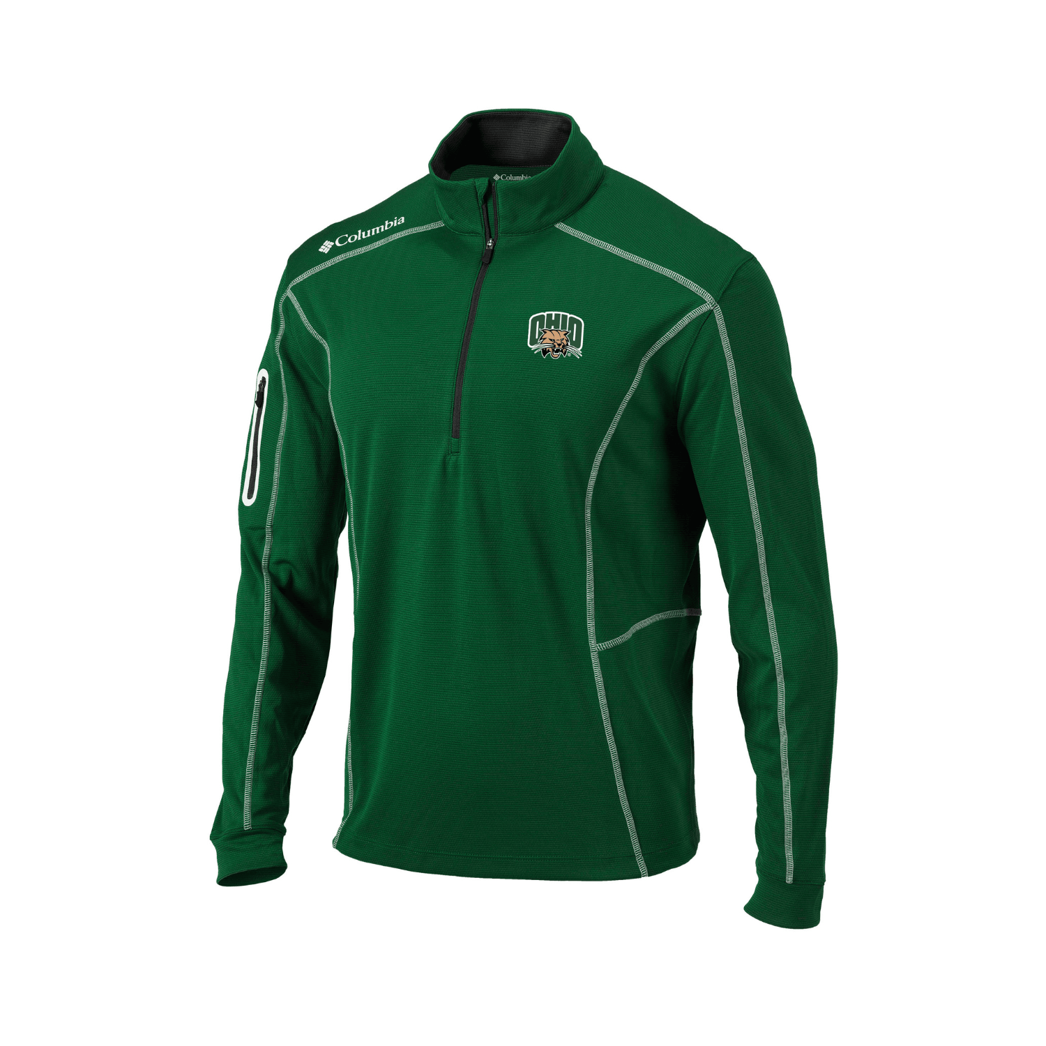 Ohio Bobcats Columbia Forest Omni-Wick Shotgun Quarter-Zip – Ohio