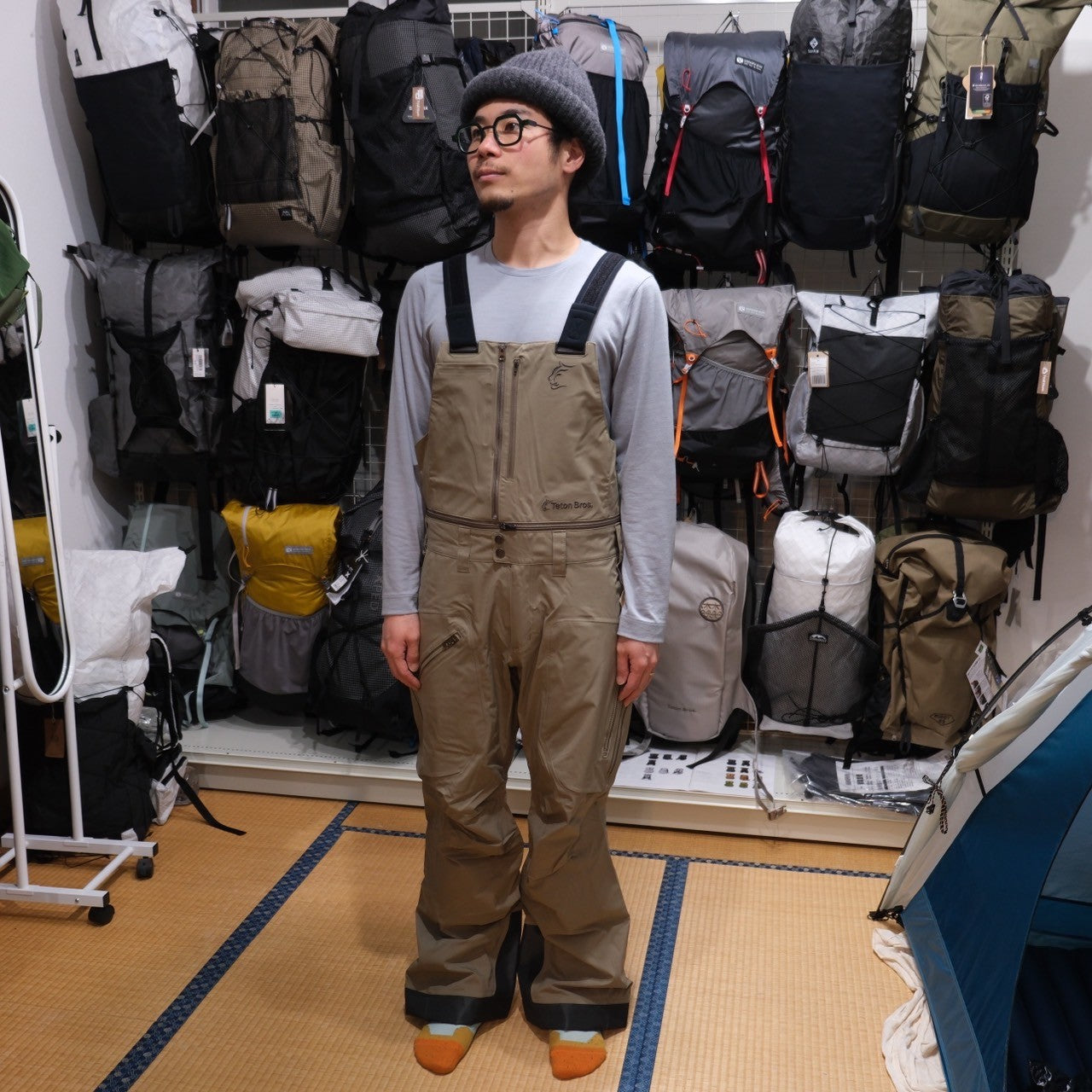 TB Pant Men's（ハードシェルパンツ/取り外し可能なビブタイプ