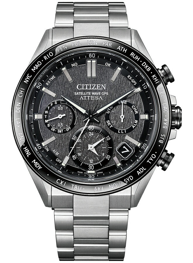 シチズン アテッサ アクトライン CC4058-67X メンズ ソーラー GPS衛星
