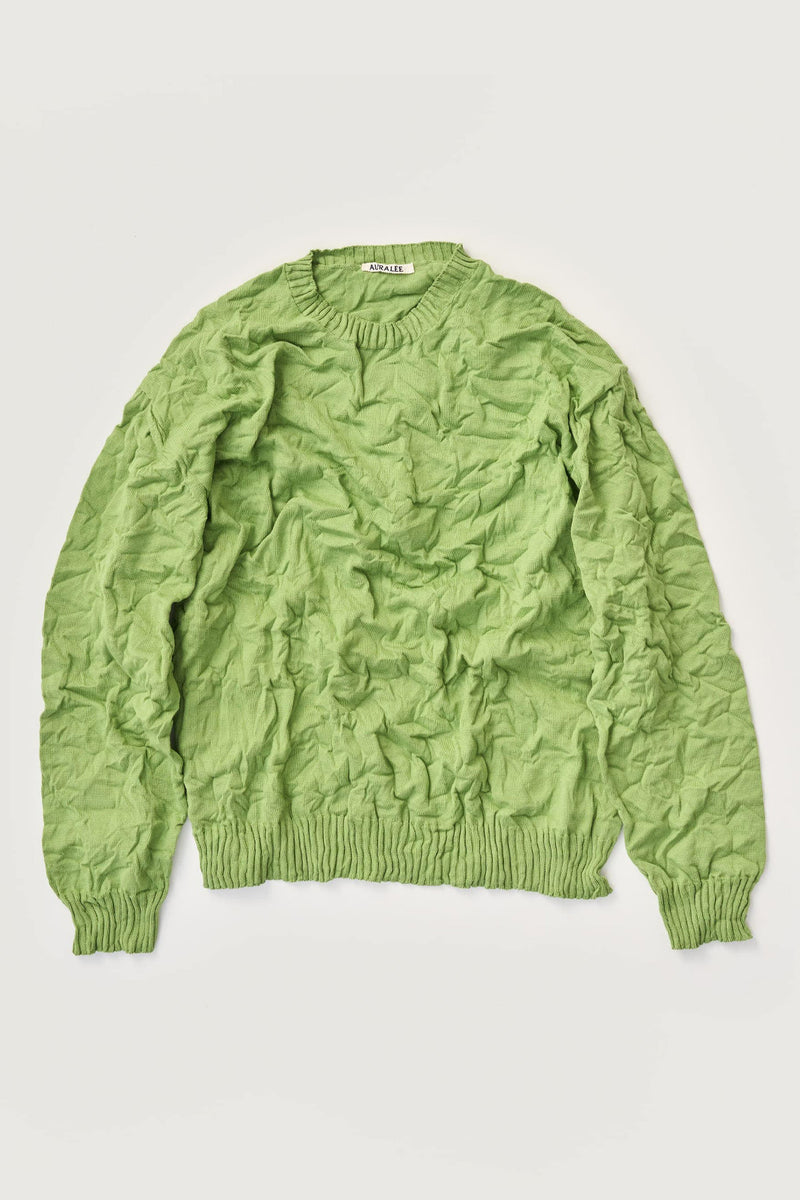 AURALEE WRINKLED DRY COTTON