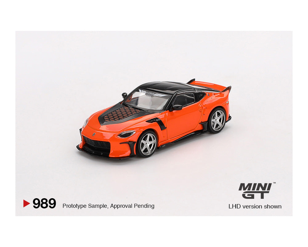 Preorder) Mini GT 1:64 Nissan Z VeilSide FFZ400 – Orange – DiecastTalk