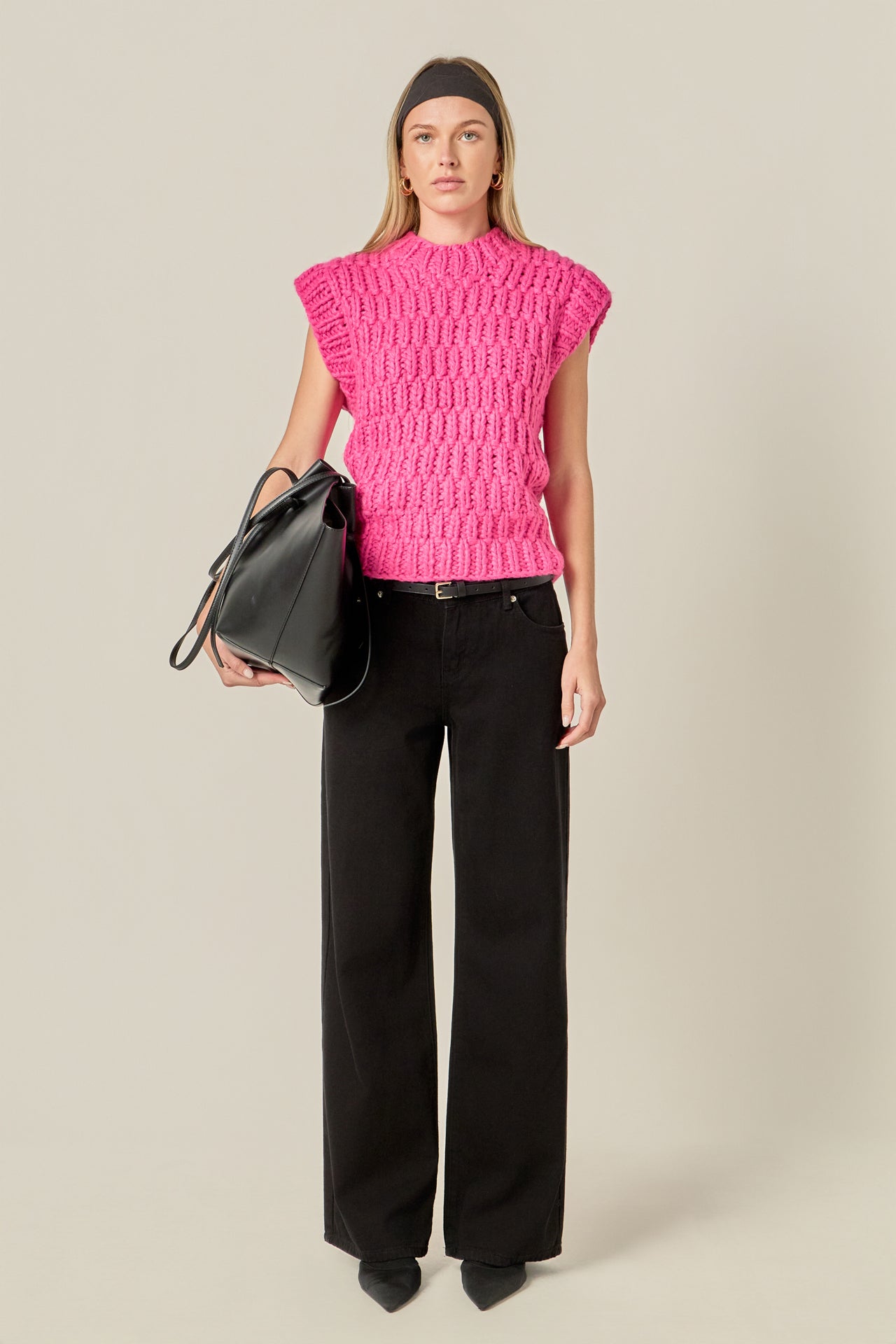 Chunky Knit Sweater Vest – English Factory