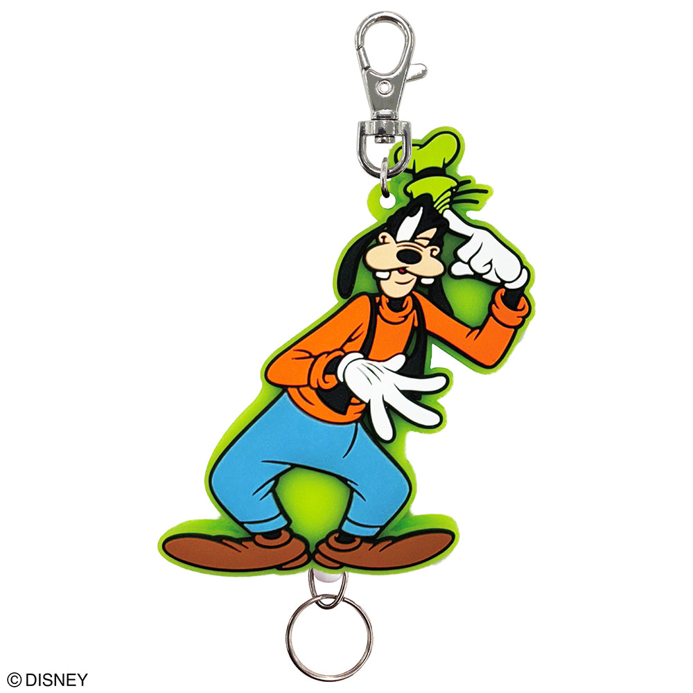 ディズニー ラバーリールキーホルダー（グーフィー） – きゃらマルシェ
