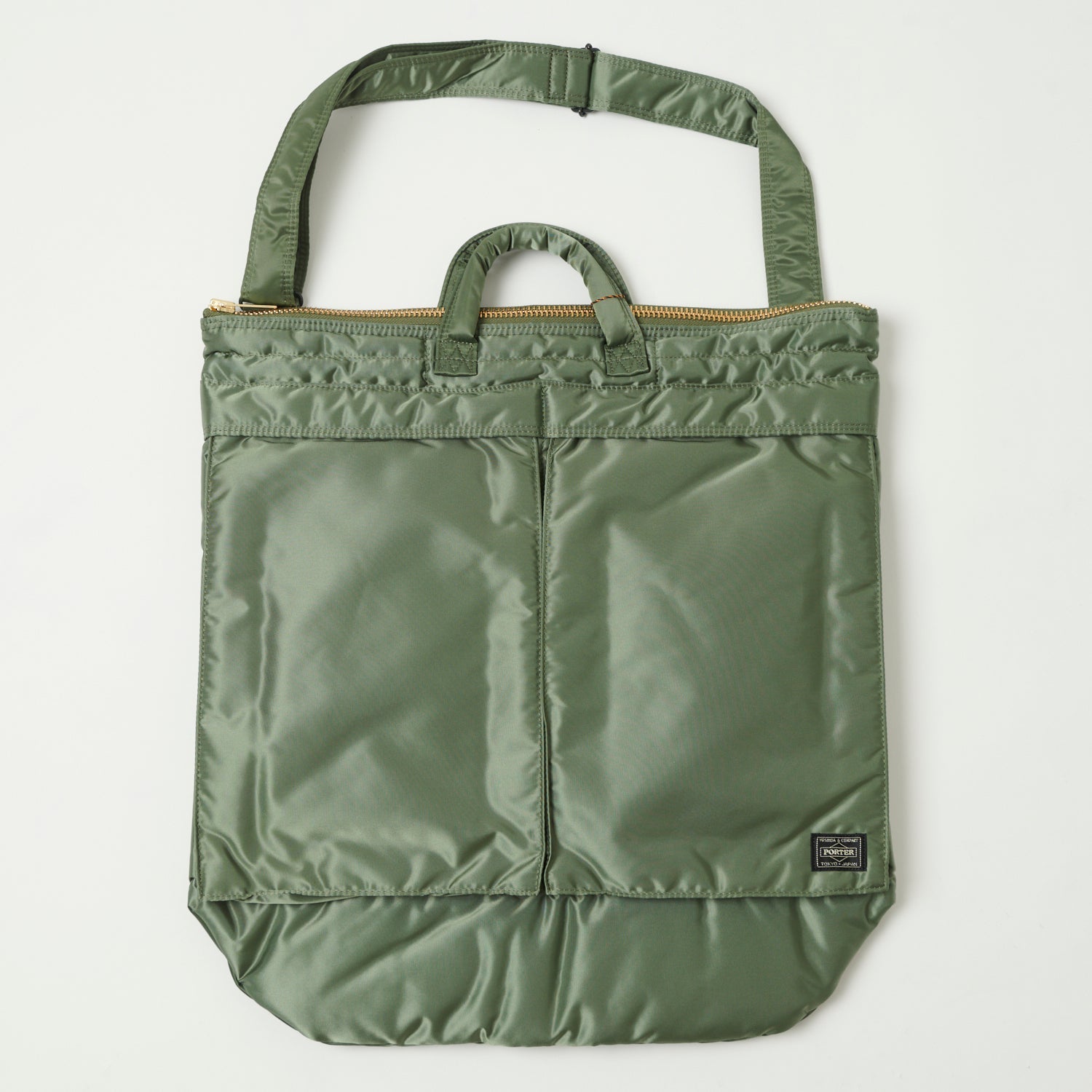 Porter-Yoshida & Co. Tanker 2-Way Helmet Bag - Sage Green – SON OF