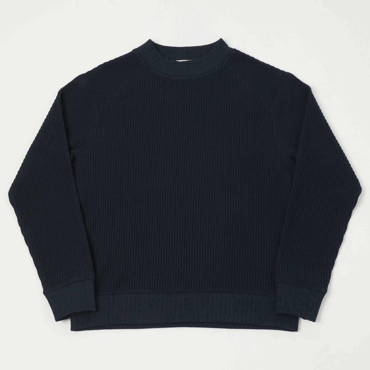 Jackman Midneck Waffle Sweatshirt - Dark Navy – SON OF A STAG