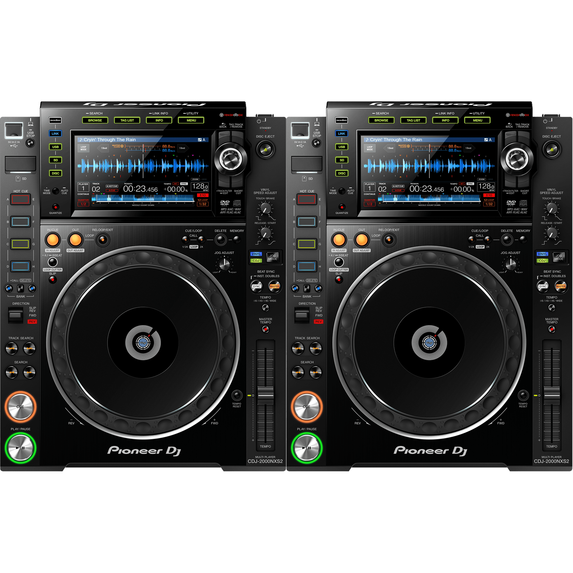 Pioneer CDJ 2000 Nexus 2 NXS2 Pair Professional Multi Player