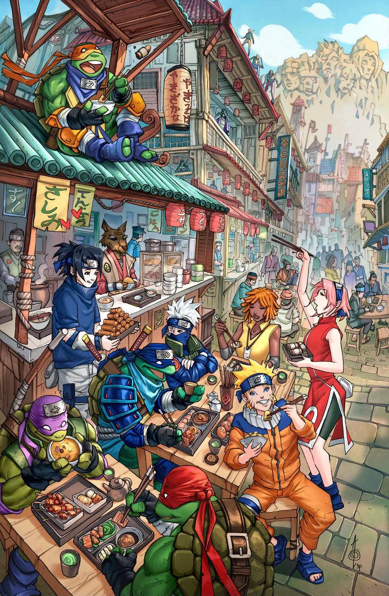 TEENAGE MUTANT NINJA TURTLES X NARUTO 1 ALAN QUAH 616 Virgin