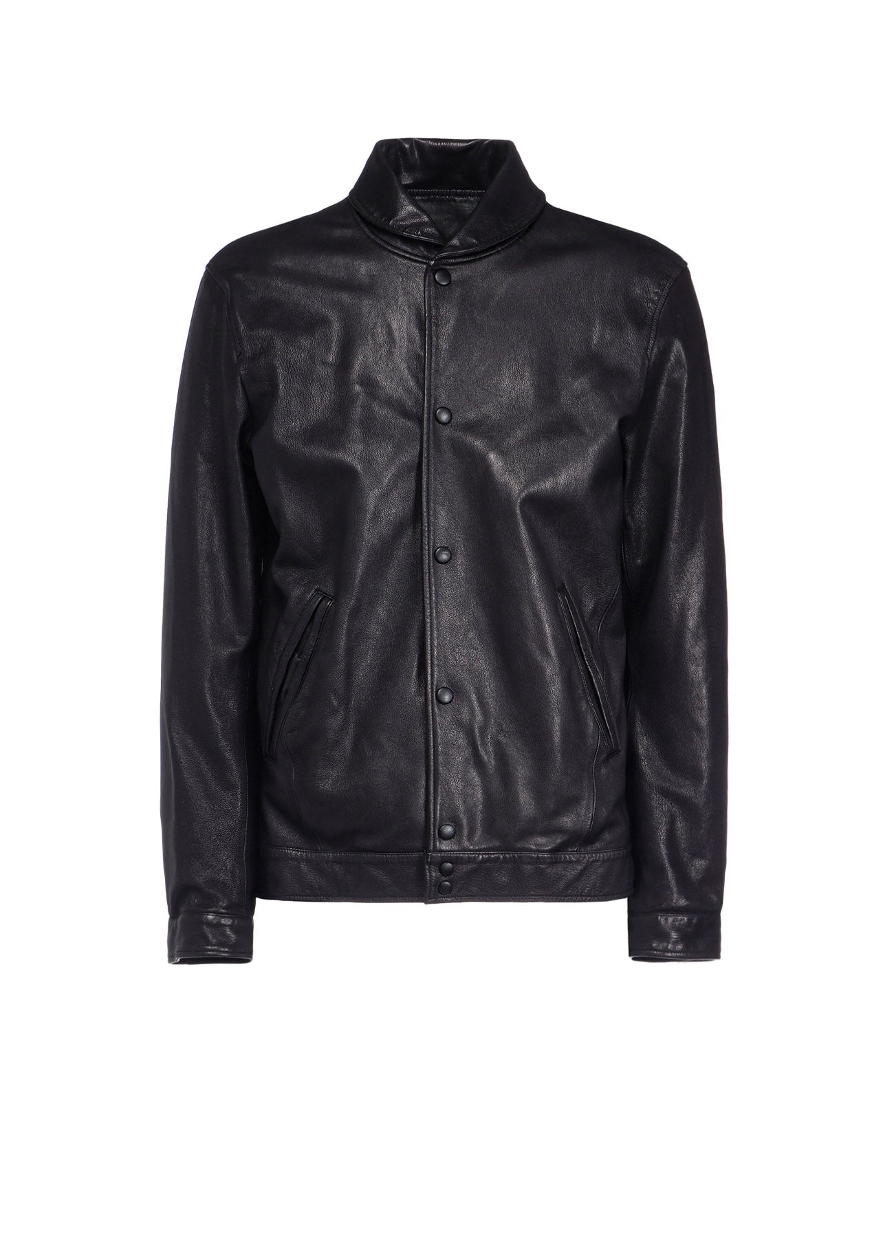 BACKLASH GOAT LEATHER COLLEGE JACKET – THE SHOP YOHJI YAMAMOTO
