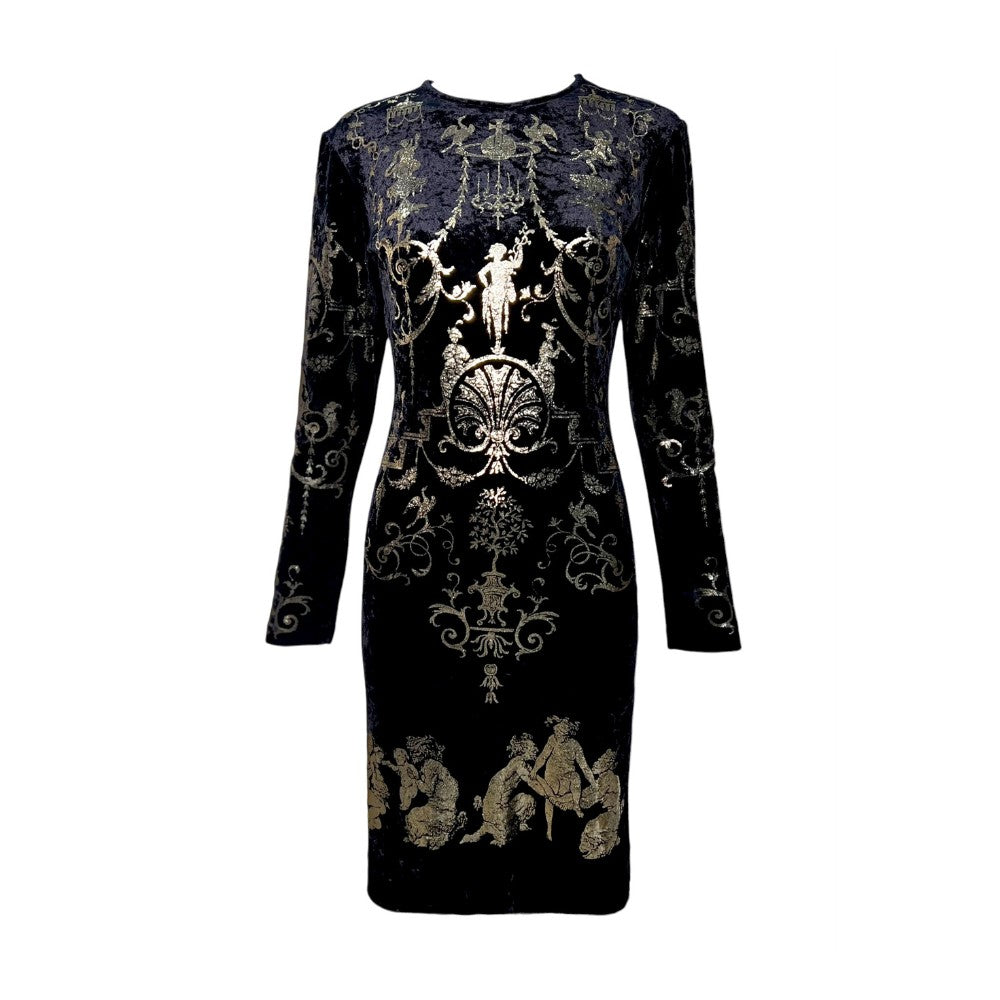 Vivienne Westwood 'Portrait' A/W 1990/1991 Black Velvet Gold