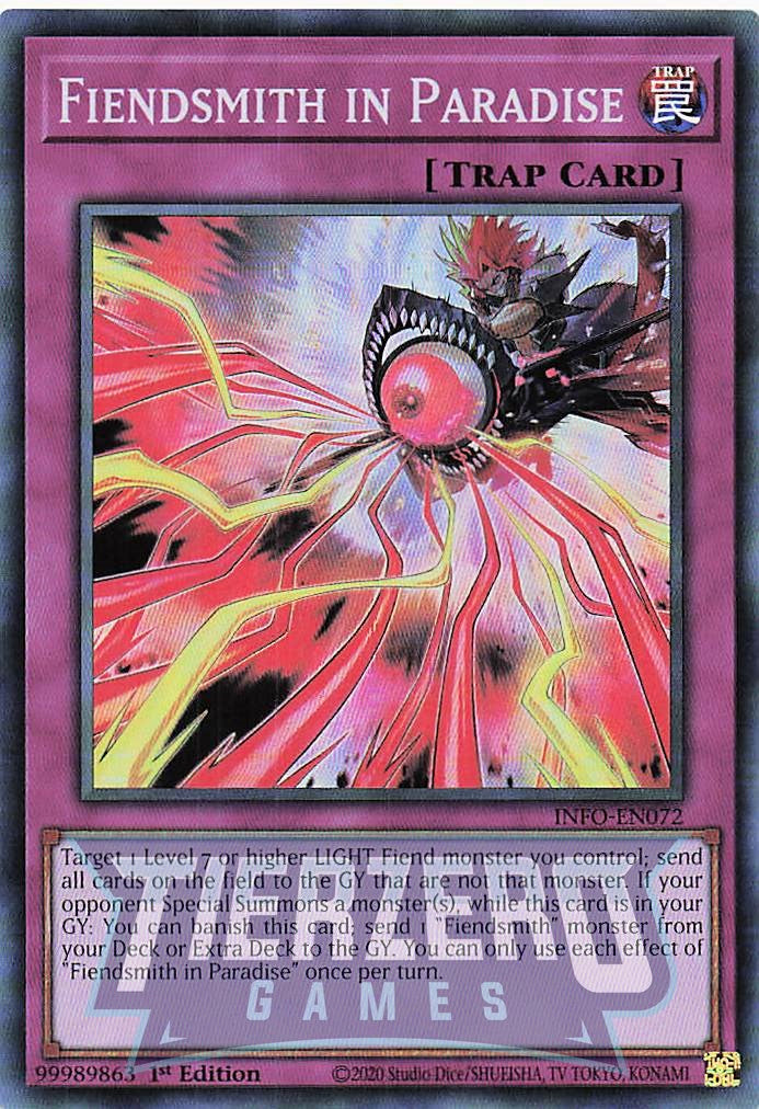 INFO-EN072 - Fiendsmith in Paradise - Super Rare - - Infinite Forbidde