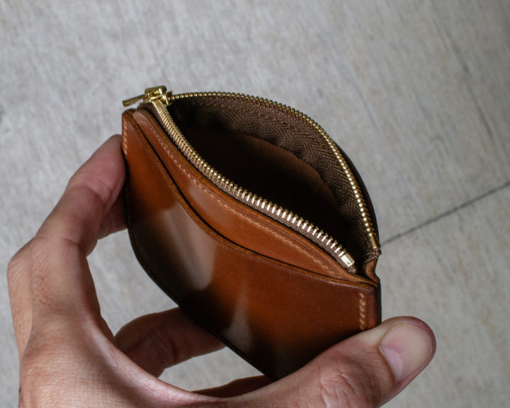 Coin purse / Cordovan / Cigar / ¥18,000+tax |
