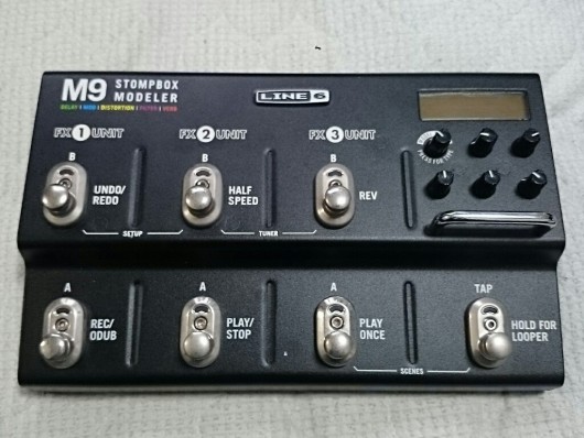 LINE6 (ライン6) のマルチエフェクターM9 Stompbox Modeler