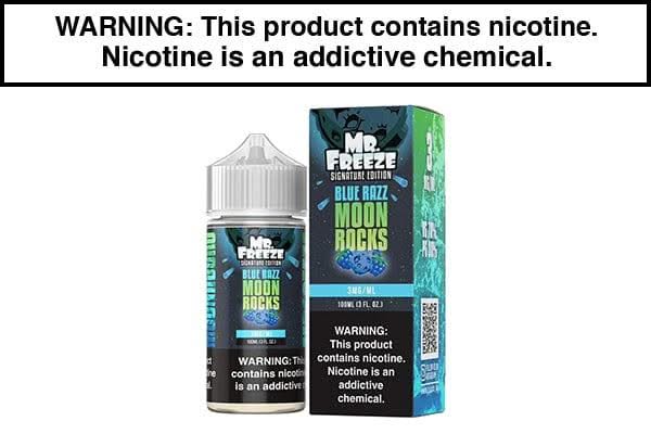BLUE RAZZ MOON ROCKS BY MR. FREEZE 100ML