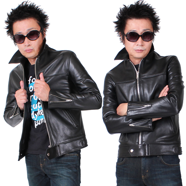 666 レザージャケット ライダースジャケット 革ジャン LJM-9TF