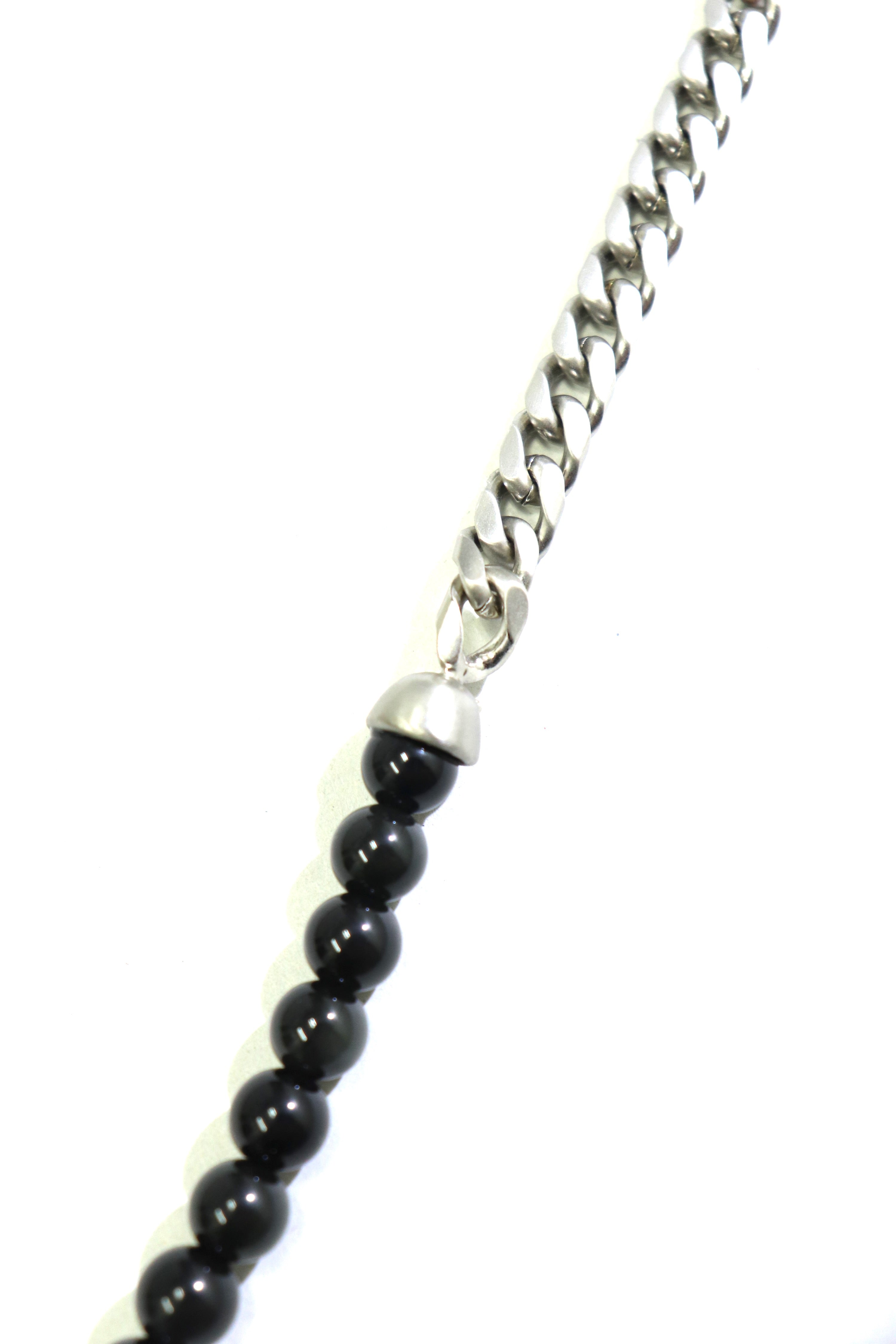 SOSHIOTSUKI(ソウシオオツキ)のHALF JUZU BRACELET BLACK SILVERの通販