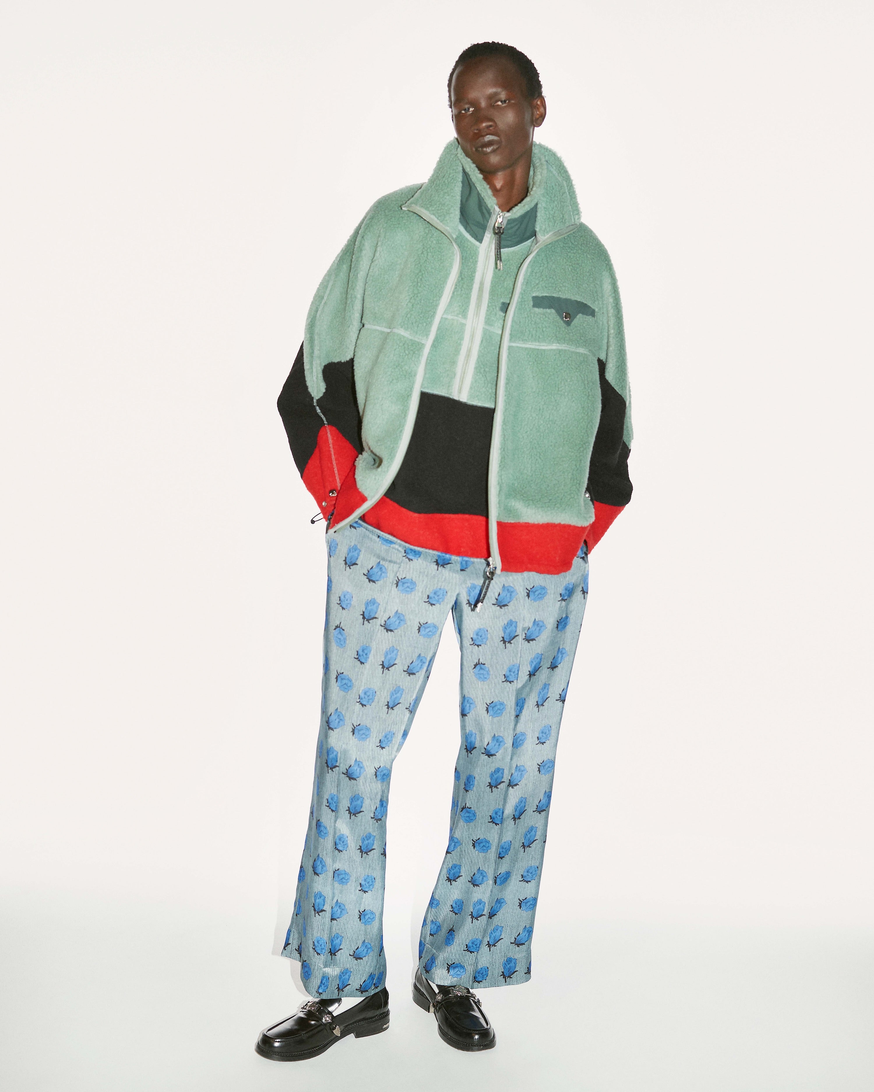 TOGA VIRILIS(トーガ ビリリース)のWool jersey blouson GREENの通販