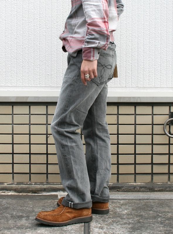 RRL ダブルアールエル スリムブーツカットデニム L.BLACK