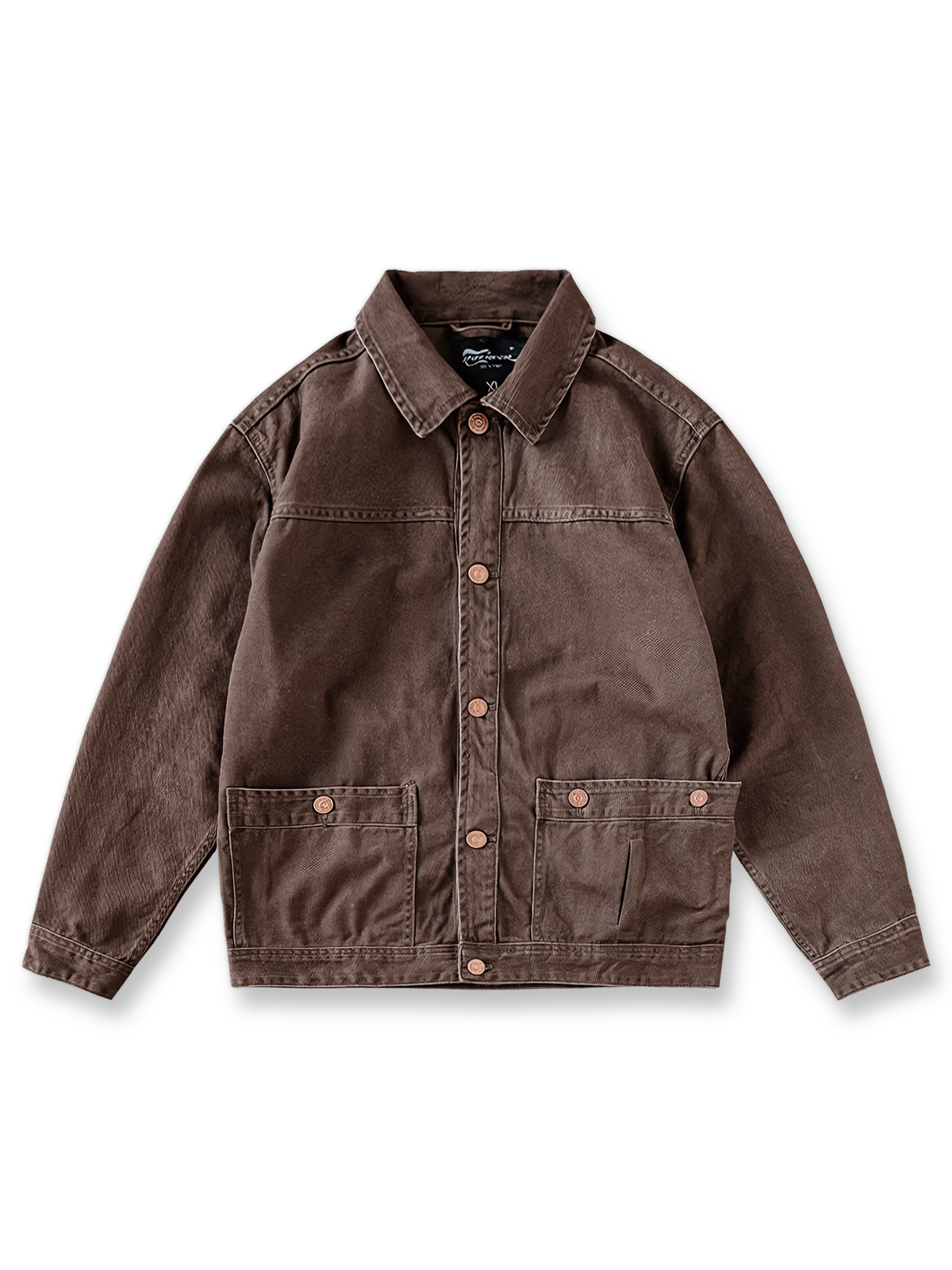 アメカジヴィンテージウォッシュ加工ワークジャケット-PESSOA CLUB