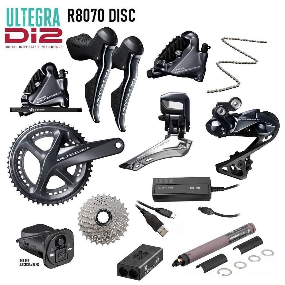 Shimano Ultegra R8070 Di2 11-Speed Road Disc Groupset – Pro Cycle