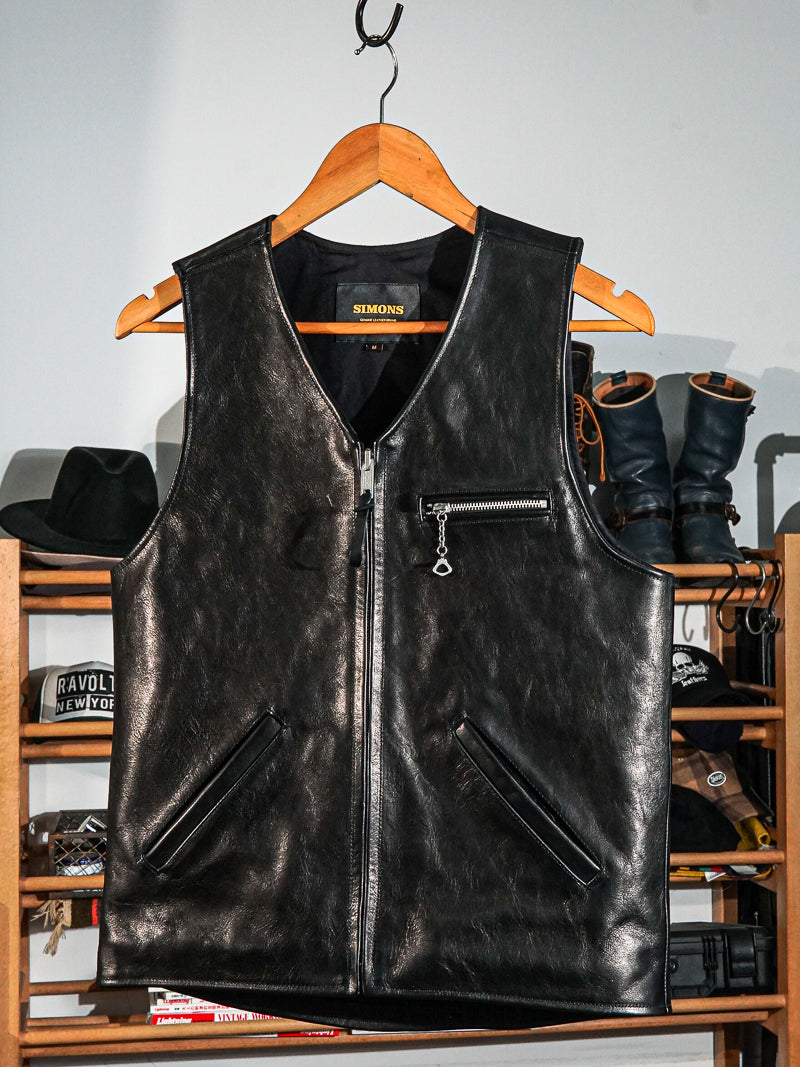 ☆ヴィンテージ50's復刻モデル 高級ホースハイドレザー バイカー