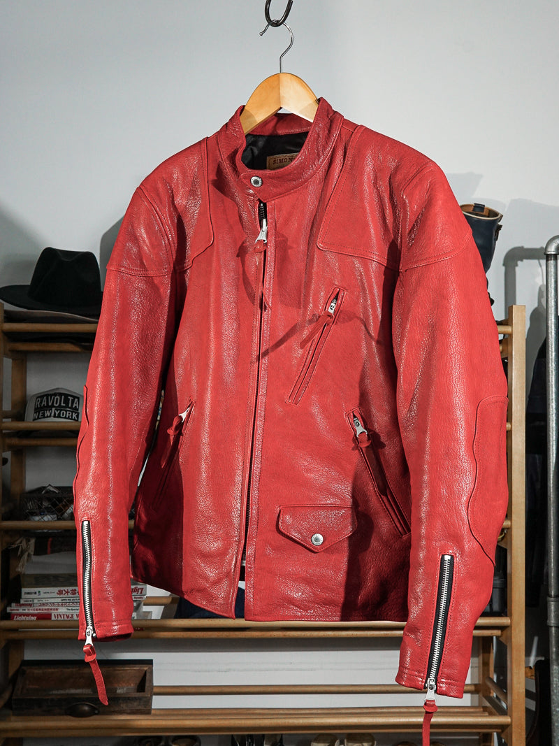 レーヨンキルティングのライナーも良い雰囲気◇ヴィンテージ復刻 植物