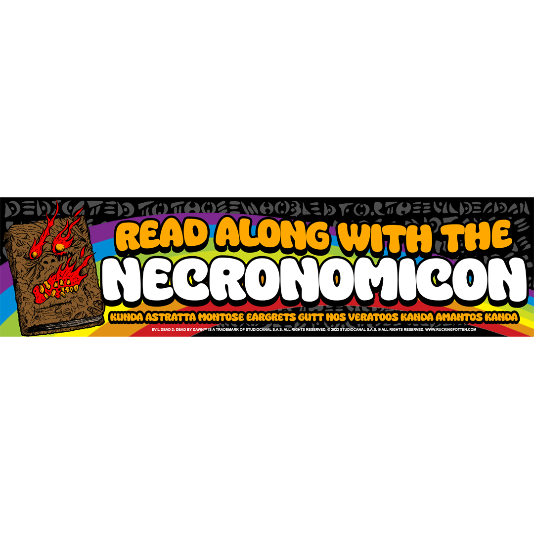 死霊のはらわたII // Evil Dead 2 / Bumper Sticker – Rucking Fotten