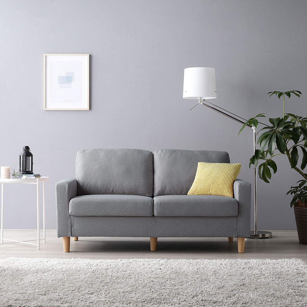 2人掛け 洗える着替えソファ『＆NAME アンドネーム』/脚を外せば