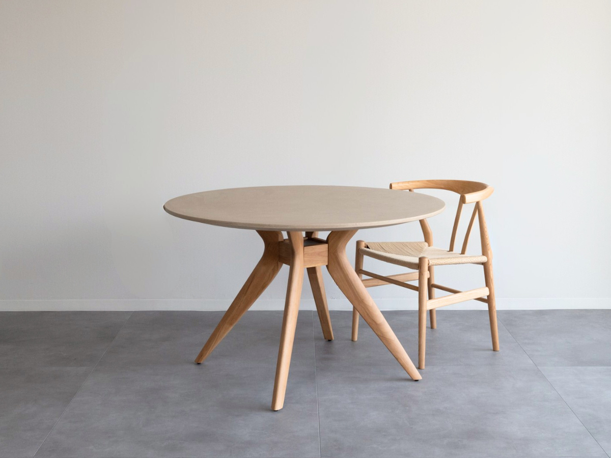 R2 モールテックス ラウンドテーブル おしゃれ 直径 100～110cm（丸