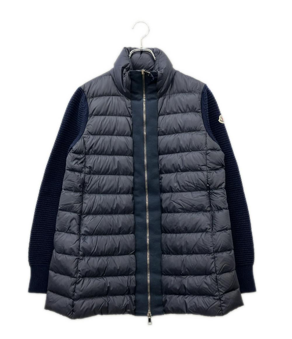 モンクレール ニット切り替えダウンジャケット XS MONCLER