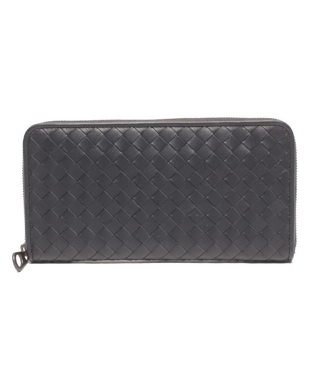 BOTTEGA VENETA ラウンドファスナー長財布 イントレチャート メンズ