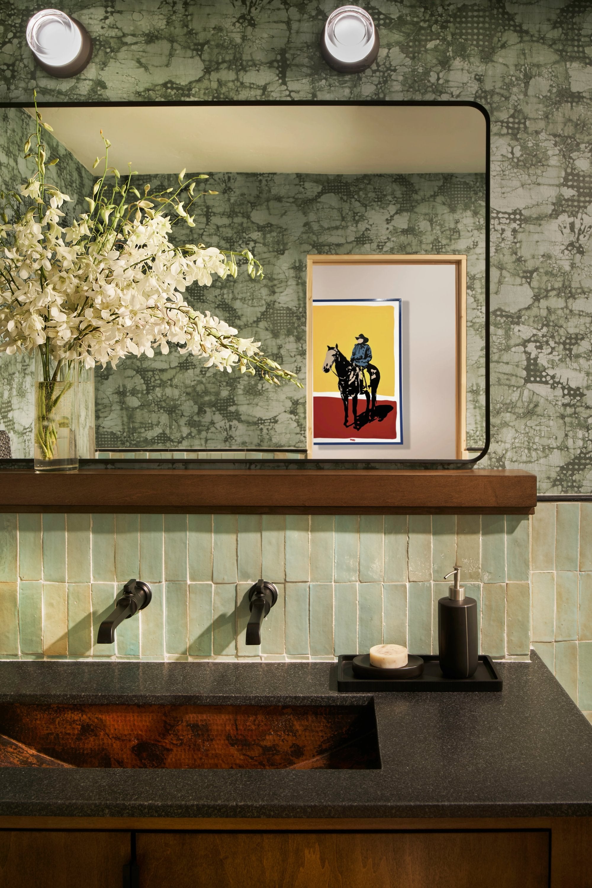 Agave 2x6 Thin Bejmat Zellige Tile