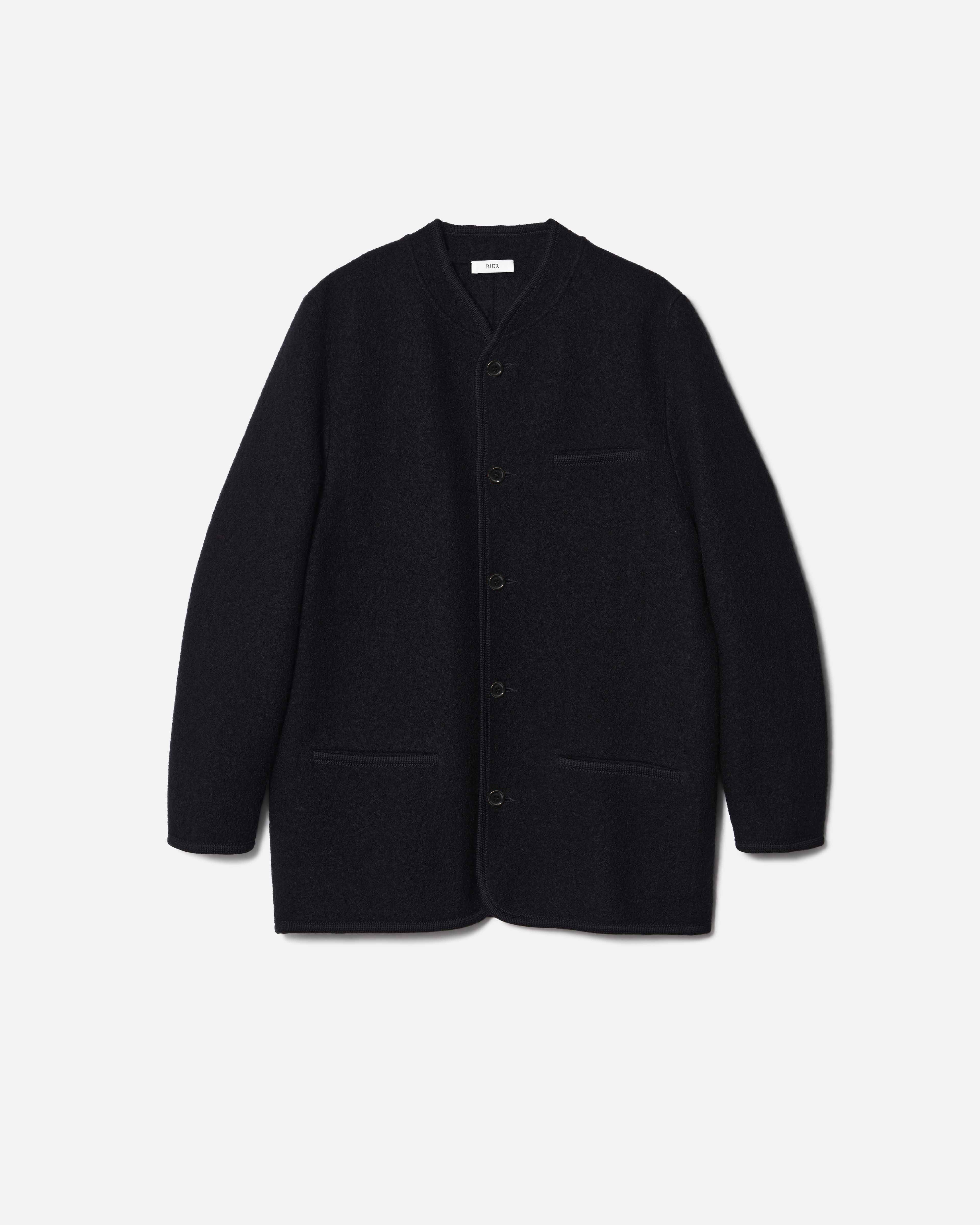 RIER | Walker jacket black | 100% natural wool | made in Austria