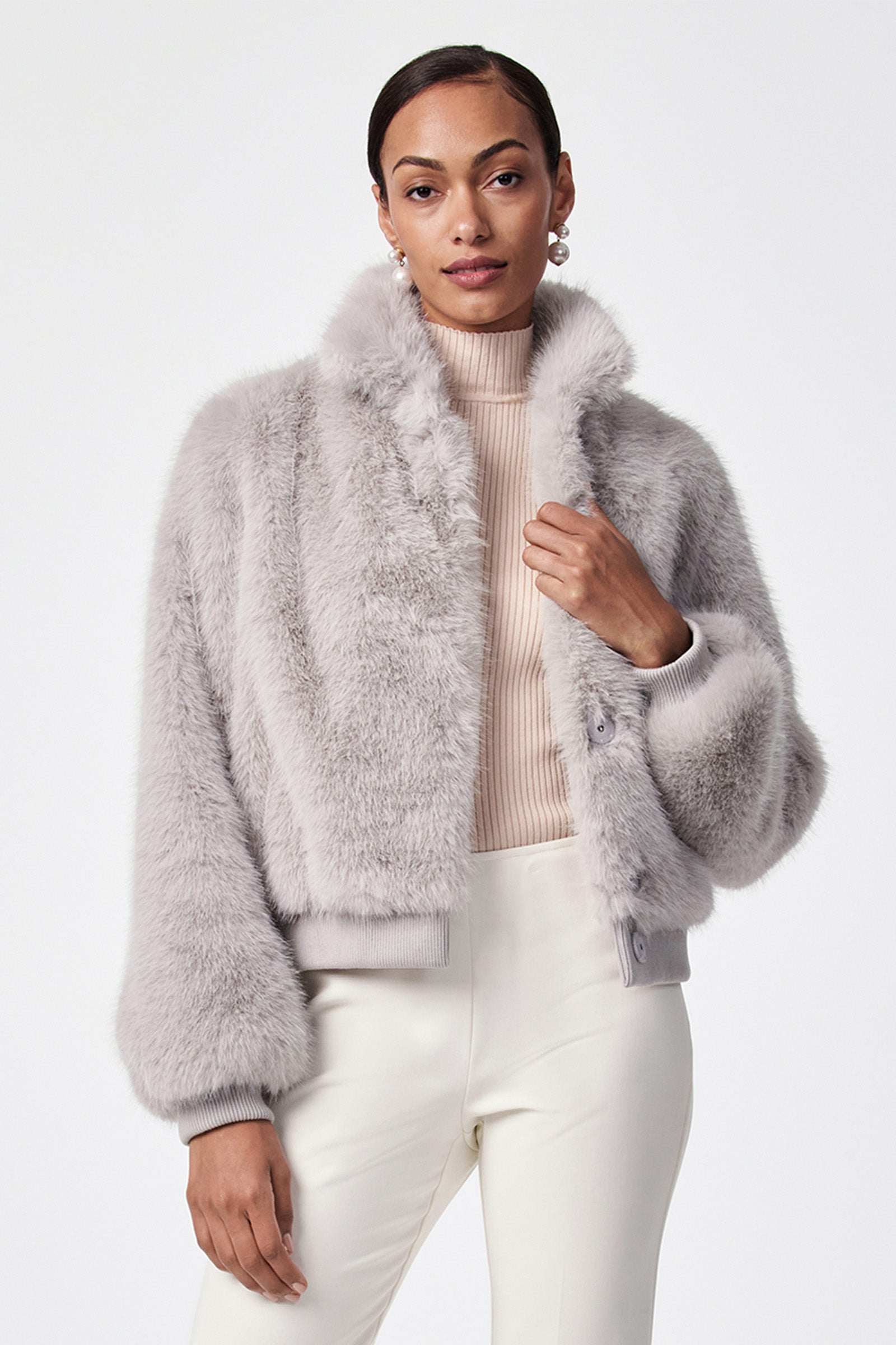Morris Short Faux Fur Coat