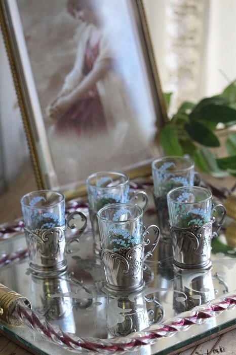 フランスアンティーク クリストフル ガリア•コレクション リキュール