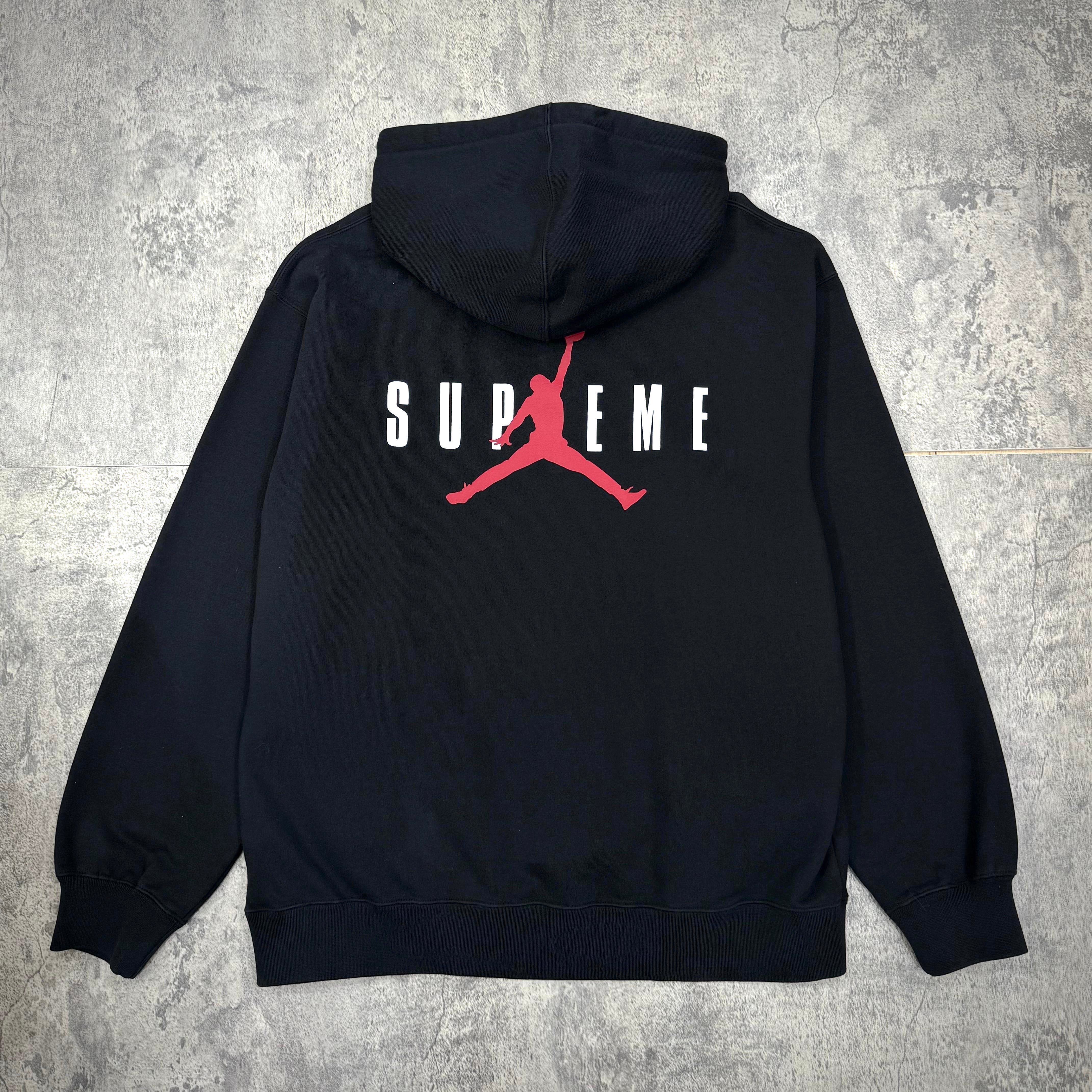 Supreme x Jordan Hooded Sweatshirt FW24 - Black | In stock – WEAR43WAY