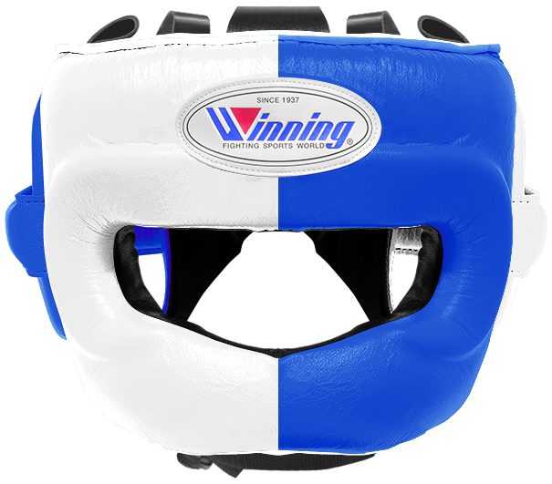 Winning Full Face Headgear - White · Blue – WJapan Boxing