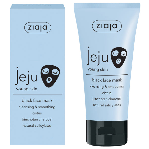 Jeju Cleansing & Smoothing Black Face Mask - Ziaja® USA Webstore