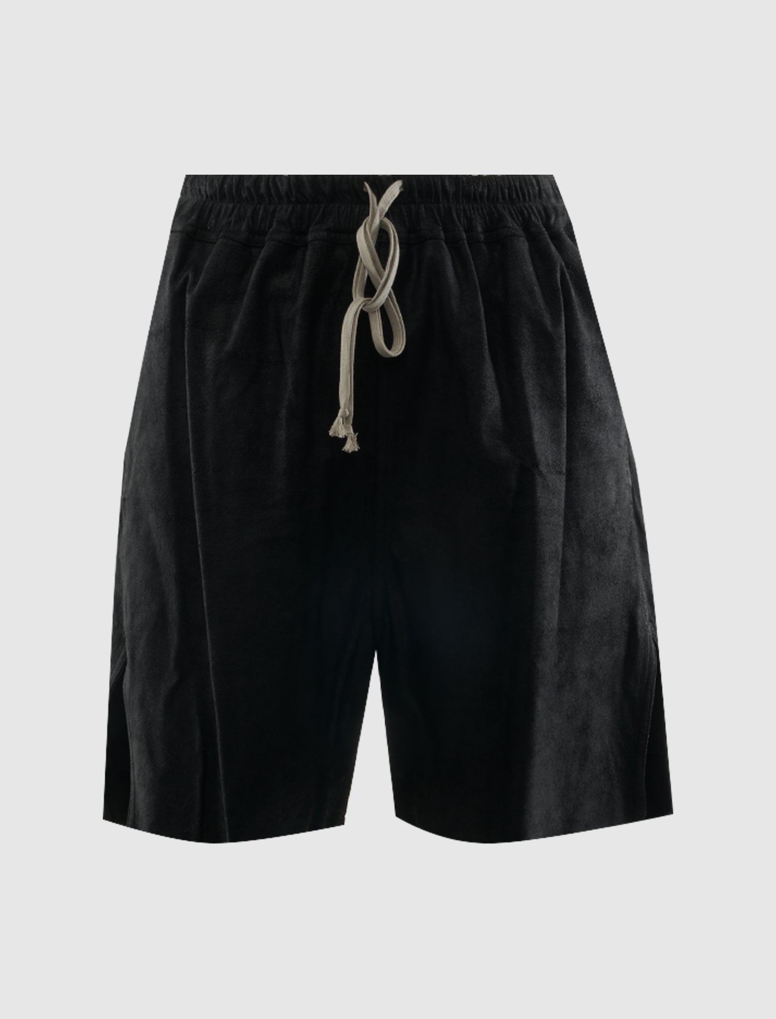 RICK OWENS BOXERS LEATHER SHORTS