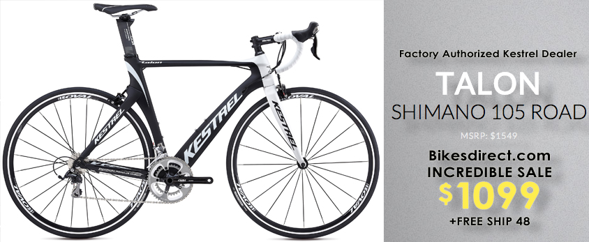 Save Up to 60% Off Kestrel Shimano 105 equipped Road Bikes, Aero